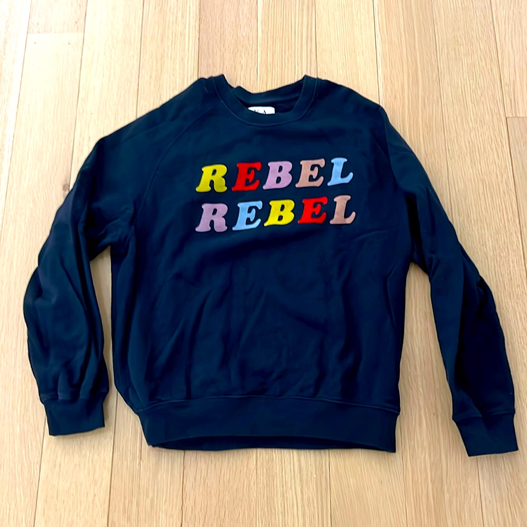 Zoe Karssen Navy Rebel Rebel Sweatshirt - Size Xs